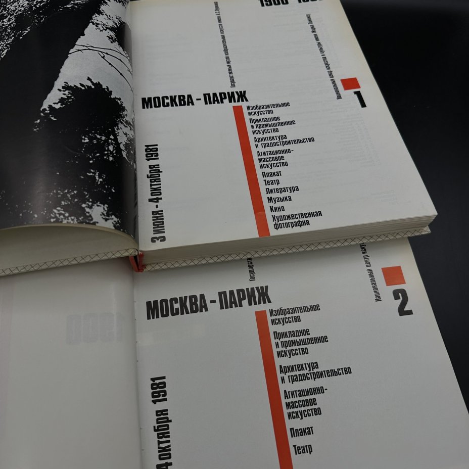 Книга "Москва-Париж. 1900-1930", в 2-х томах, Издательство «Советский художник»