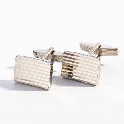 Запонки мужские прямоугольной формы