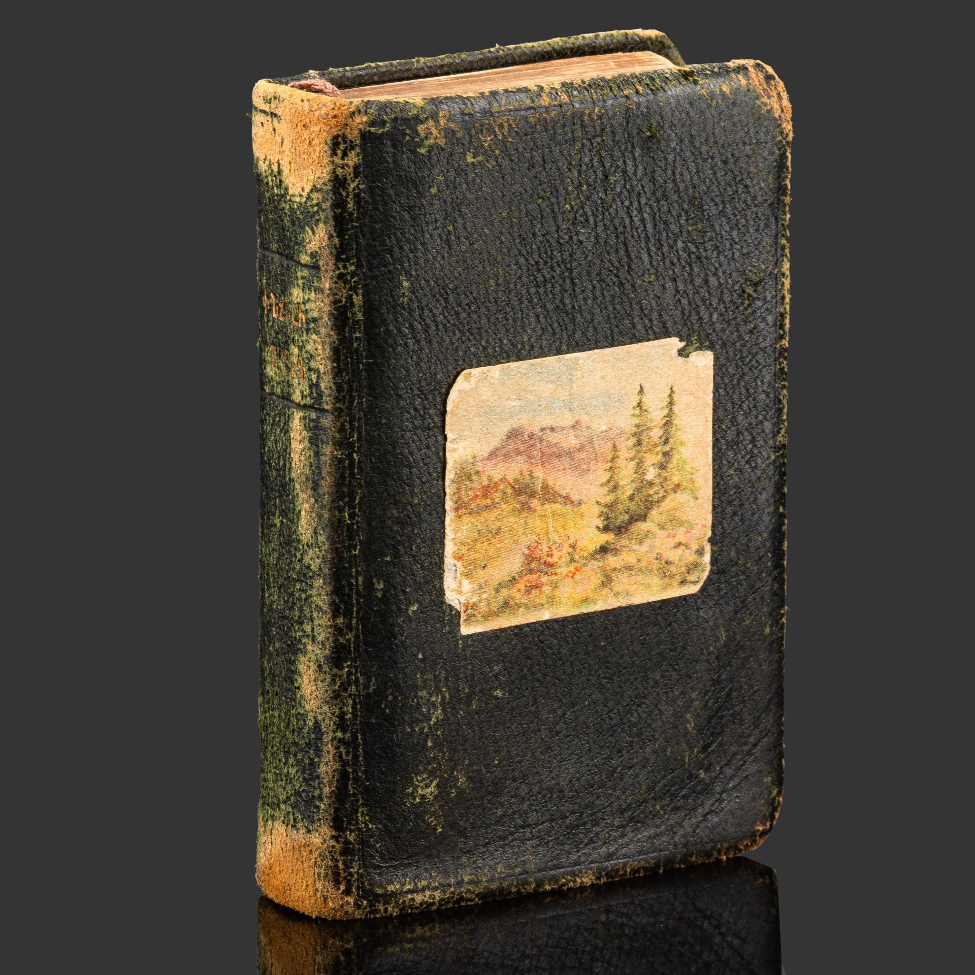 Книга "Ветхий Завет" на западноармянском языке, напечатан при поддержке Американского Библейского Общества (The American Bible Society) в Бейруте, бумага, печать, кожаный переплет, золочение обреза, Сирия, 1926 г.