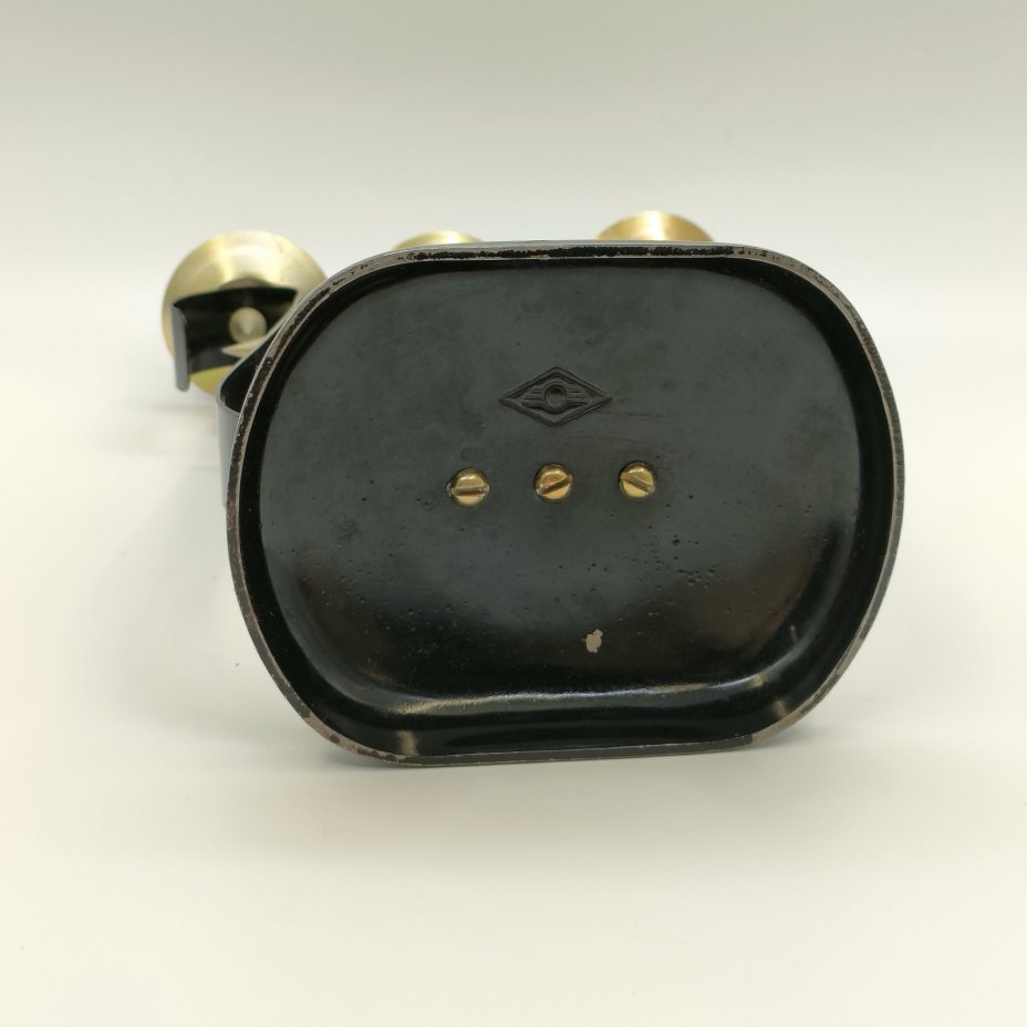 Подсвечник фигурный "Арфа" на три свечи, Московский машиностроительный завод «Салют», сплав металлов, крашение