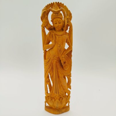 Статуэтка "Кришна", дерево, резьба, Индия, 1970-1990 гг.