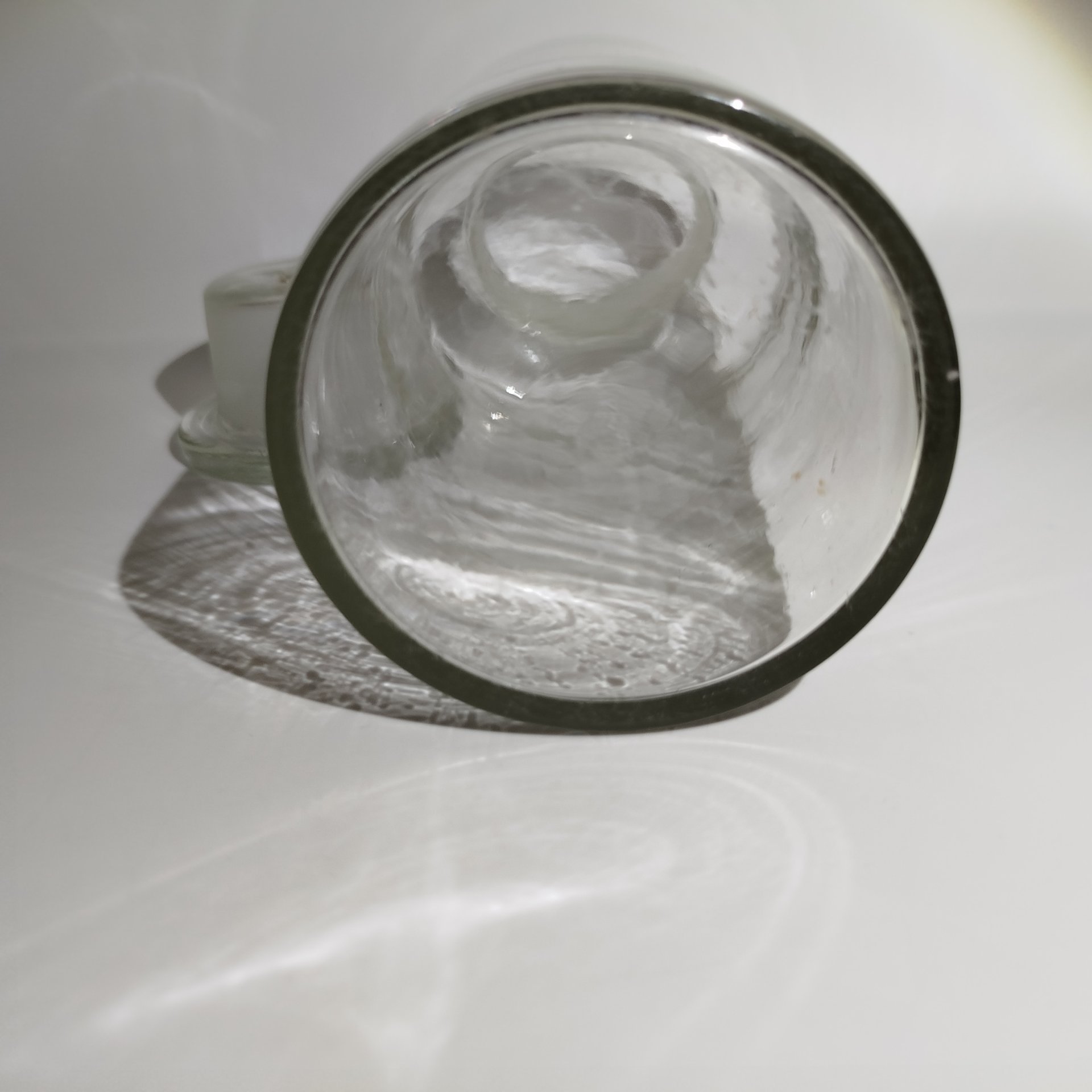 Банка с крышкой (для сыпучих продуктов), стекло, Россия, 1900-1940 гг.