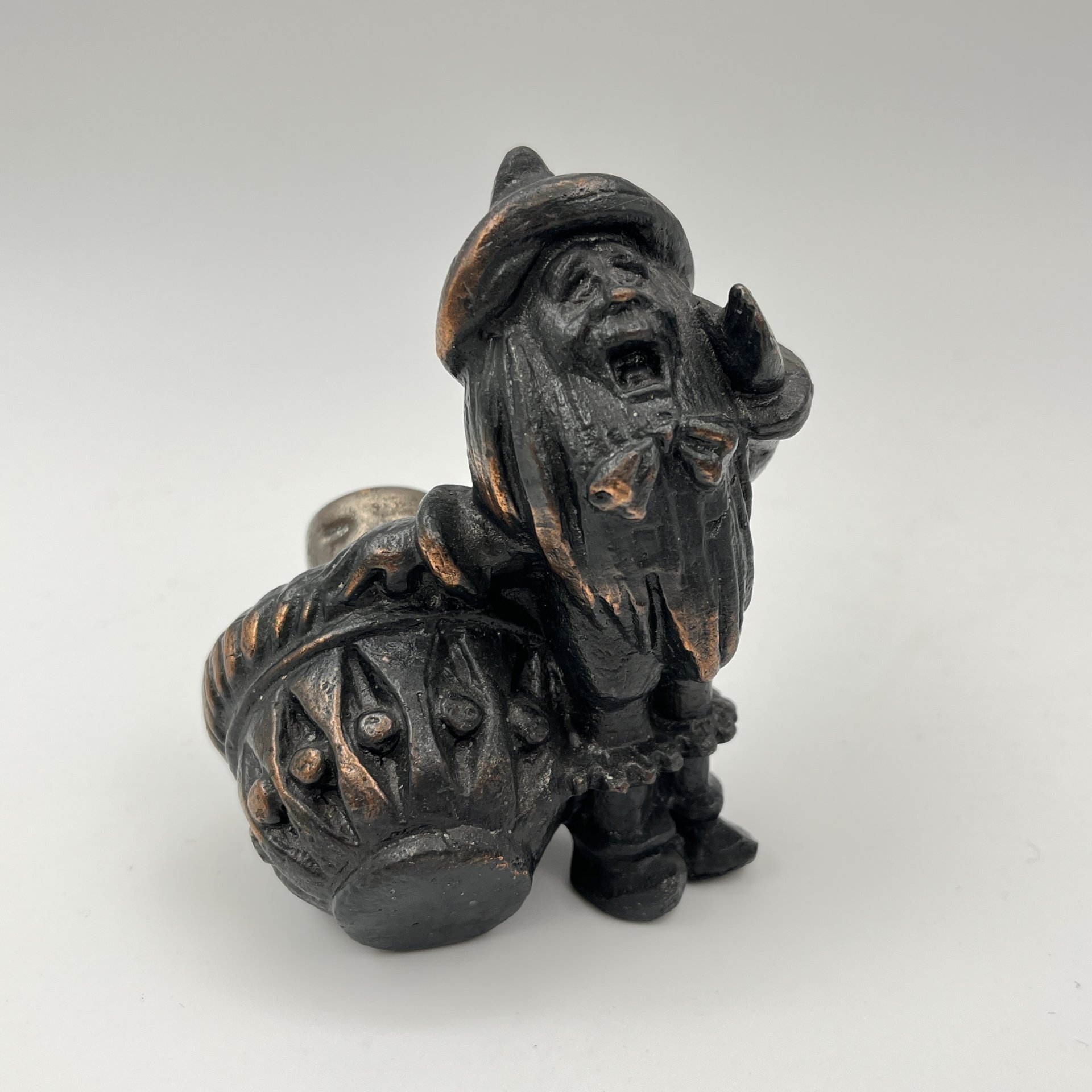 Солонка "Гном", металл, стекло, СССР, 1970-1990 гг.