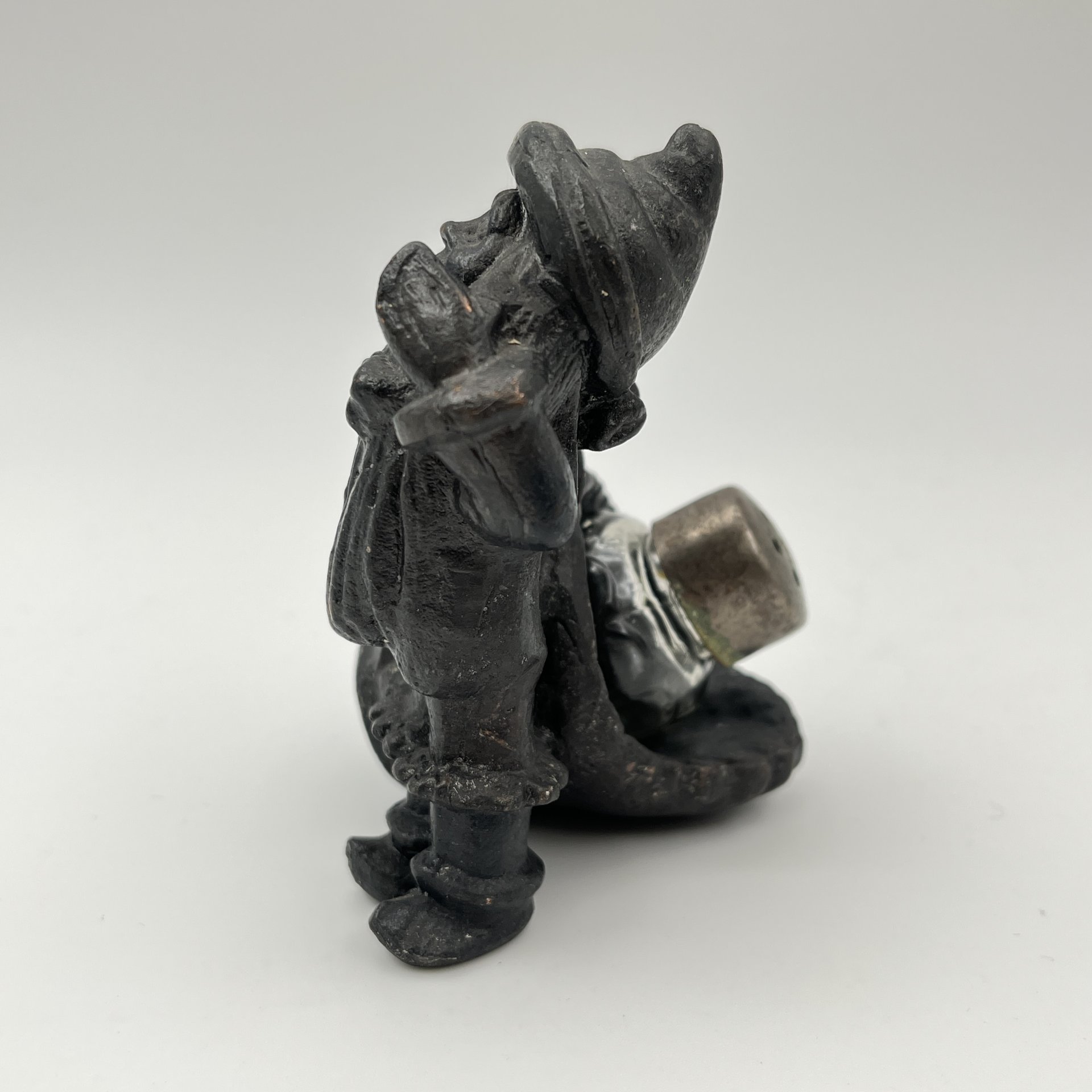 Солонка "Гном", металл, стекло, СССР, 1970-1990 гг.