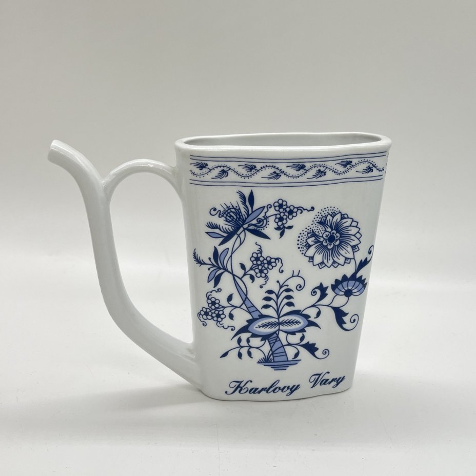 Поильник "Карловы Вары" с луковым узором, Viva Bohemia