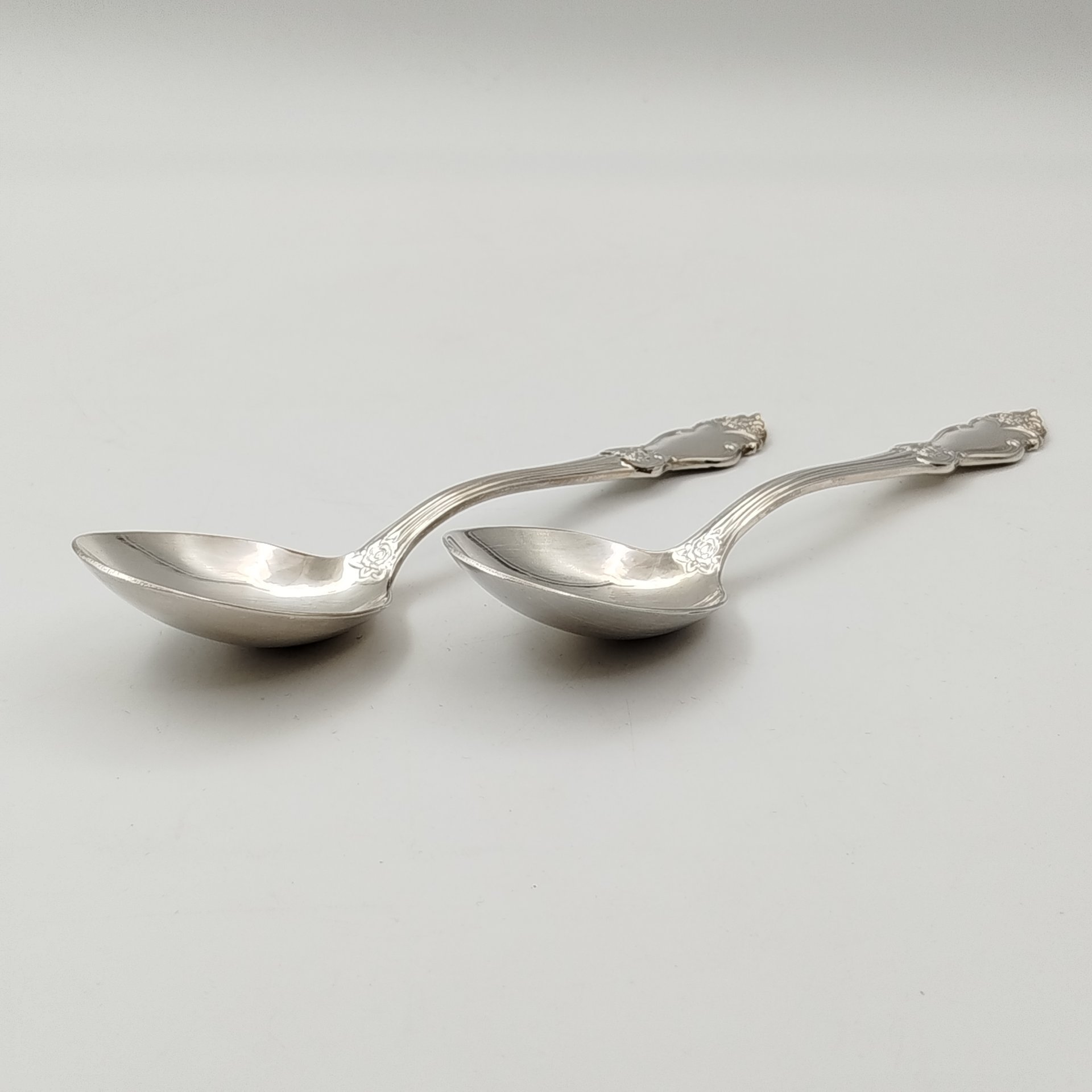 Набор из 2-х салатных ложек "Серебряная роза"