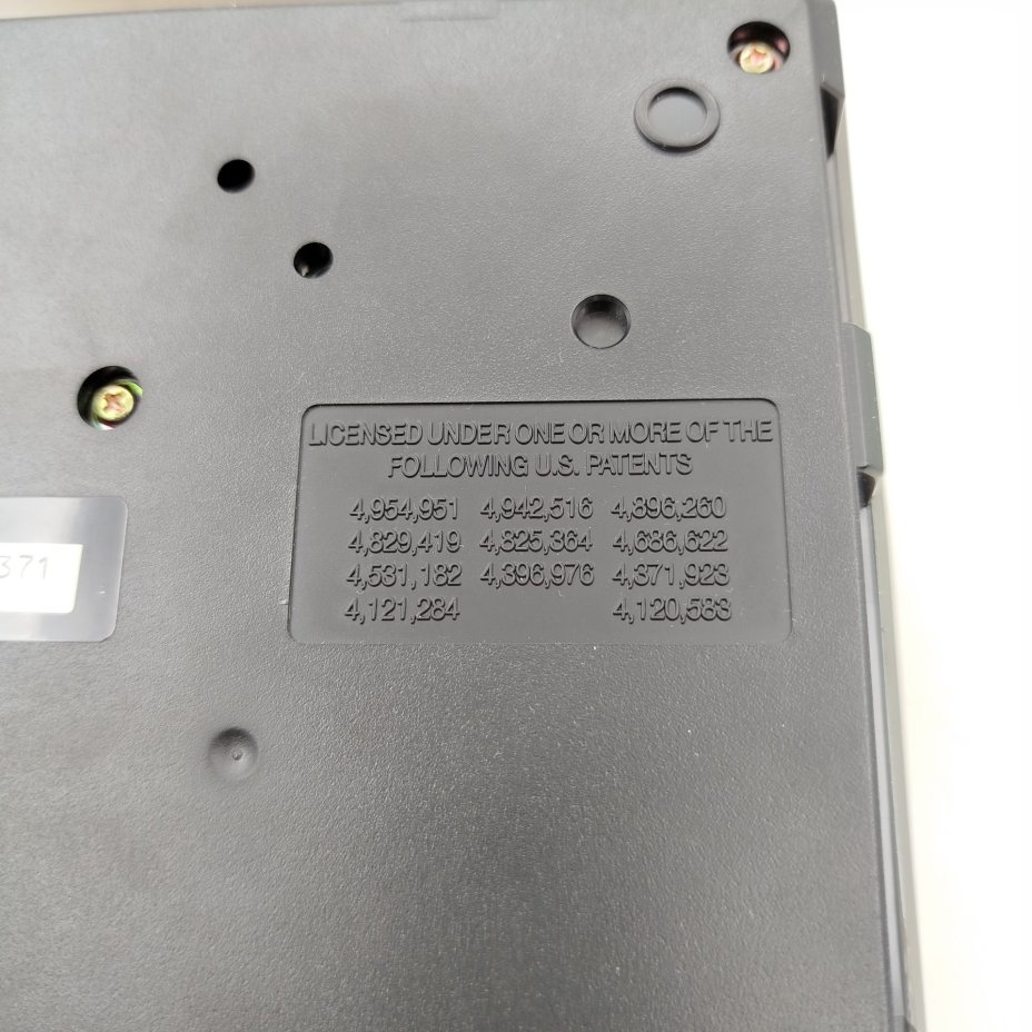 Автоответчик микрокассетный "KX-T5101BX" в оригинальной коробке и документами, Panasonic, пластик, металл, картон, бумага, Япония, 1995-1997 гг.