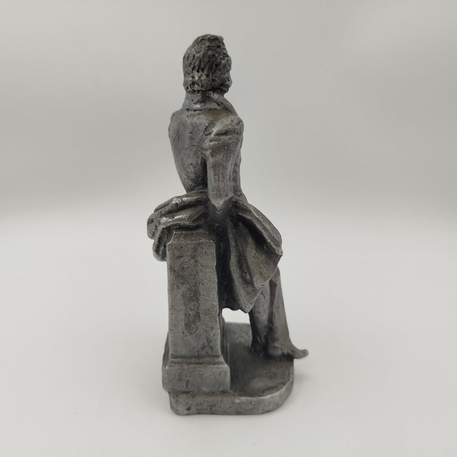 Статуэтка "Пушкин на мосту", силумин, СССР, 1960-1980 гг.