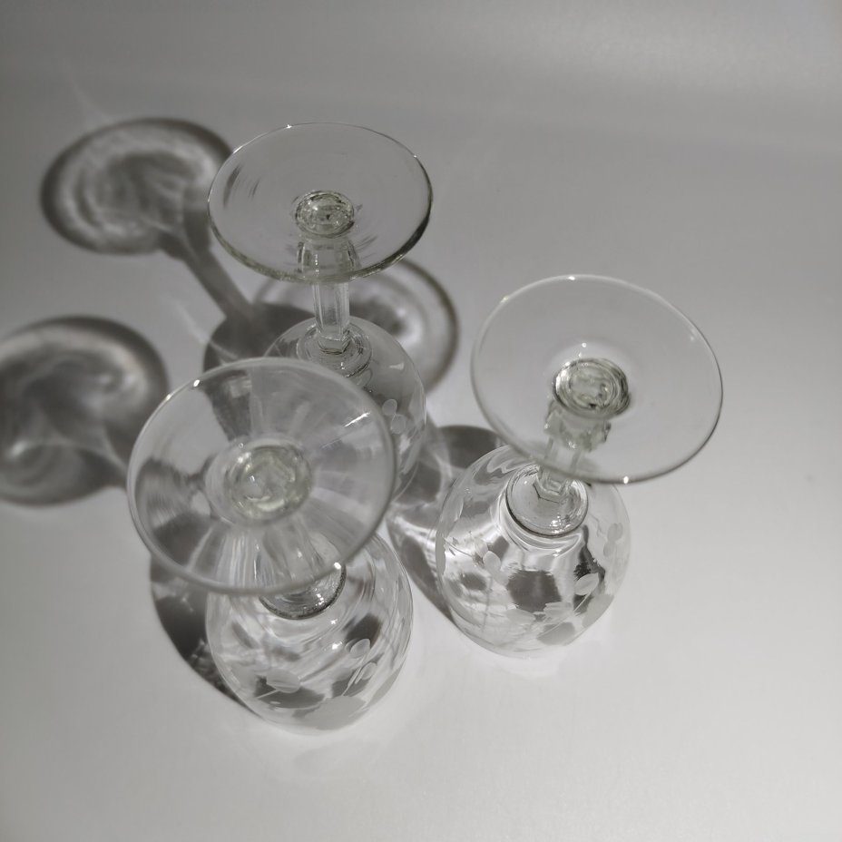 Набор рюмок "Вишни" на 3 персоны