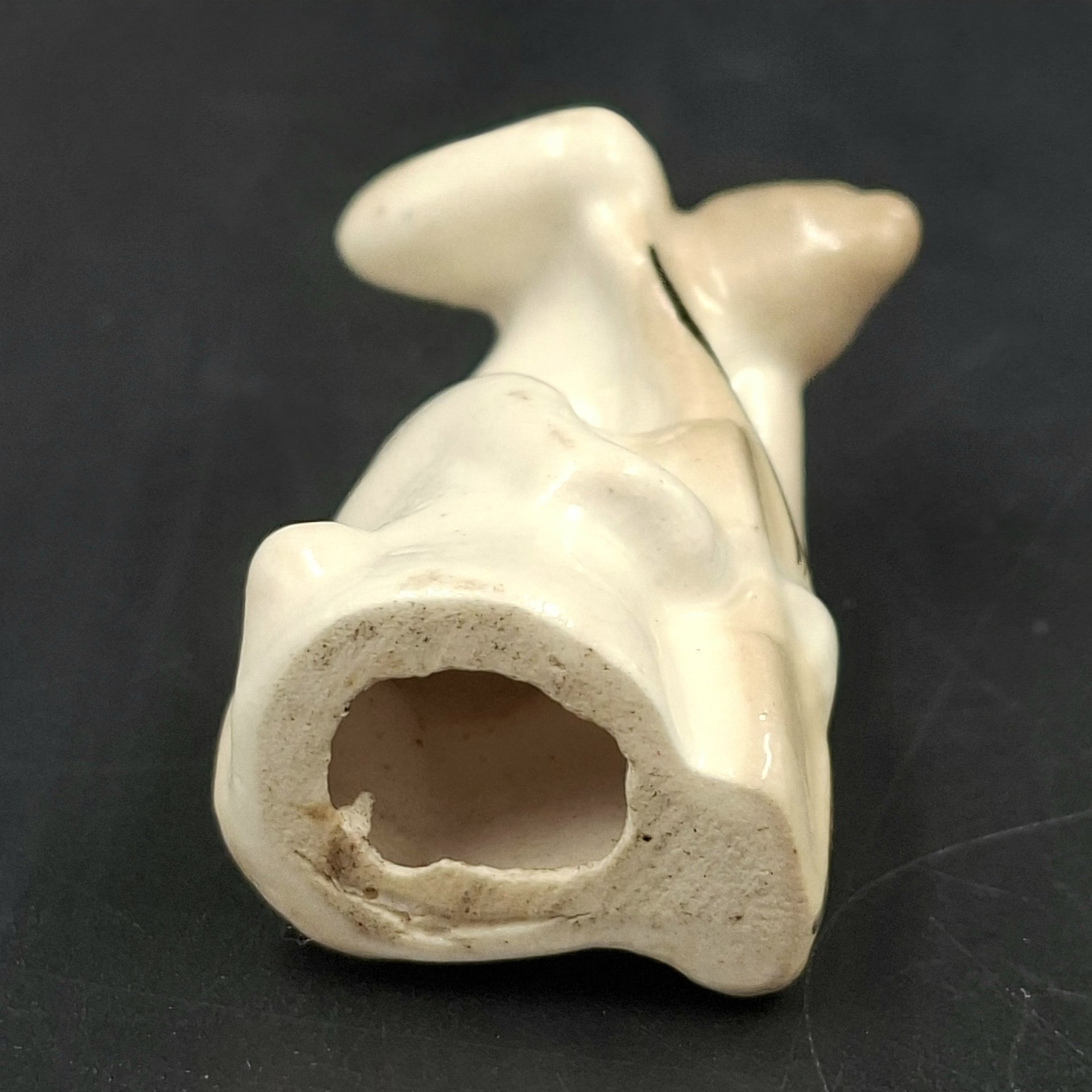 Статуэтка "Мартышка" из группы "Малый квартет", фарфор, роспись, Ленинградский завод «Стройфаянс», СССР, 1950-1960 гг.