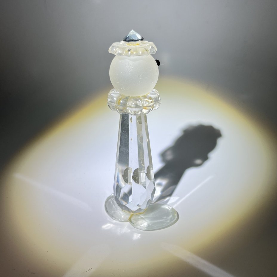 Статуэтка "Клоун", стекло, Bohemia Crystal (Bohemia Glass), Чехословакия, 1970-1990 гг.
