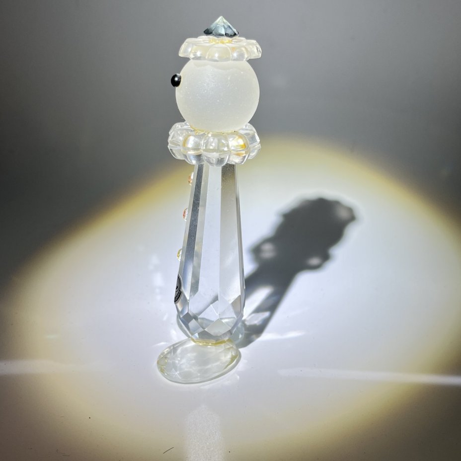 Статуэтка "Клоун", стекло, Bohemia Crystal (Bohemia Glass), Чехословакия, 1970-1990 гг.