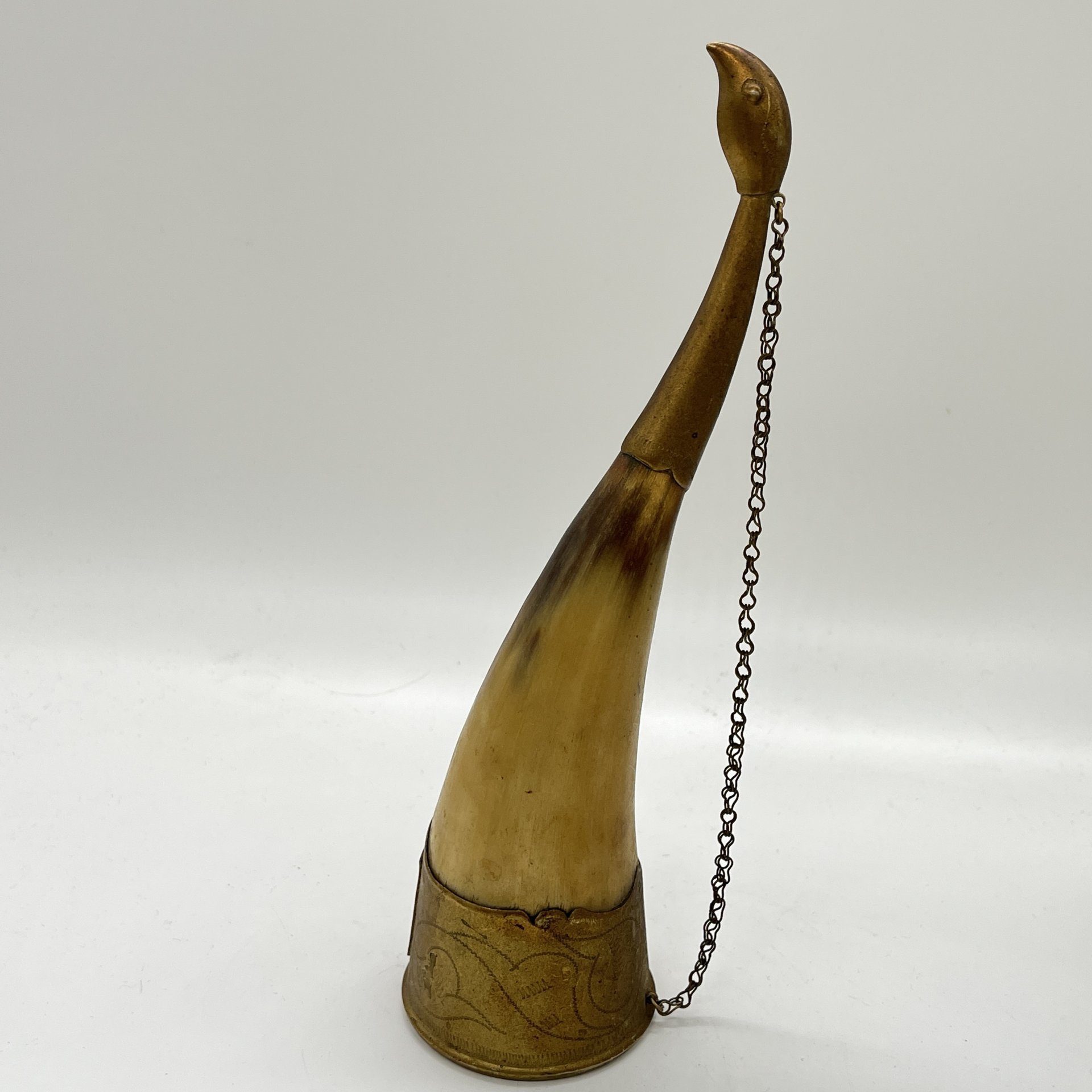 Рог изобилия (кубок для вина) "Олимпиада-80" с фигурным навершием