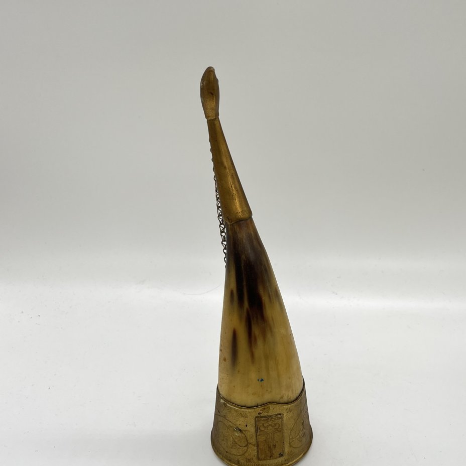 Рог изобилия (кубок для вина) "Олимпиада-80" с фигурным навершием