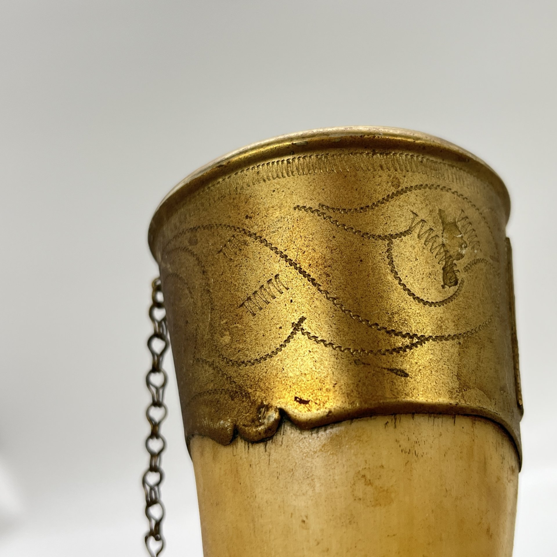 Рог изобилия (кубок для вина) "Олимпиада-80" с фигурным навершием