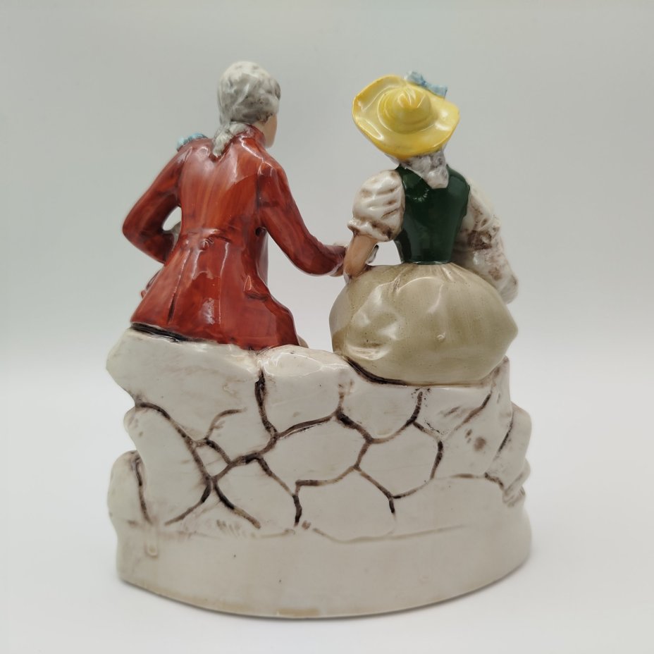 Статуэтка "Галантная сцена", фарфор, роспись, Германия, 1960-1980 гг.