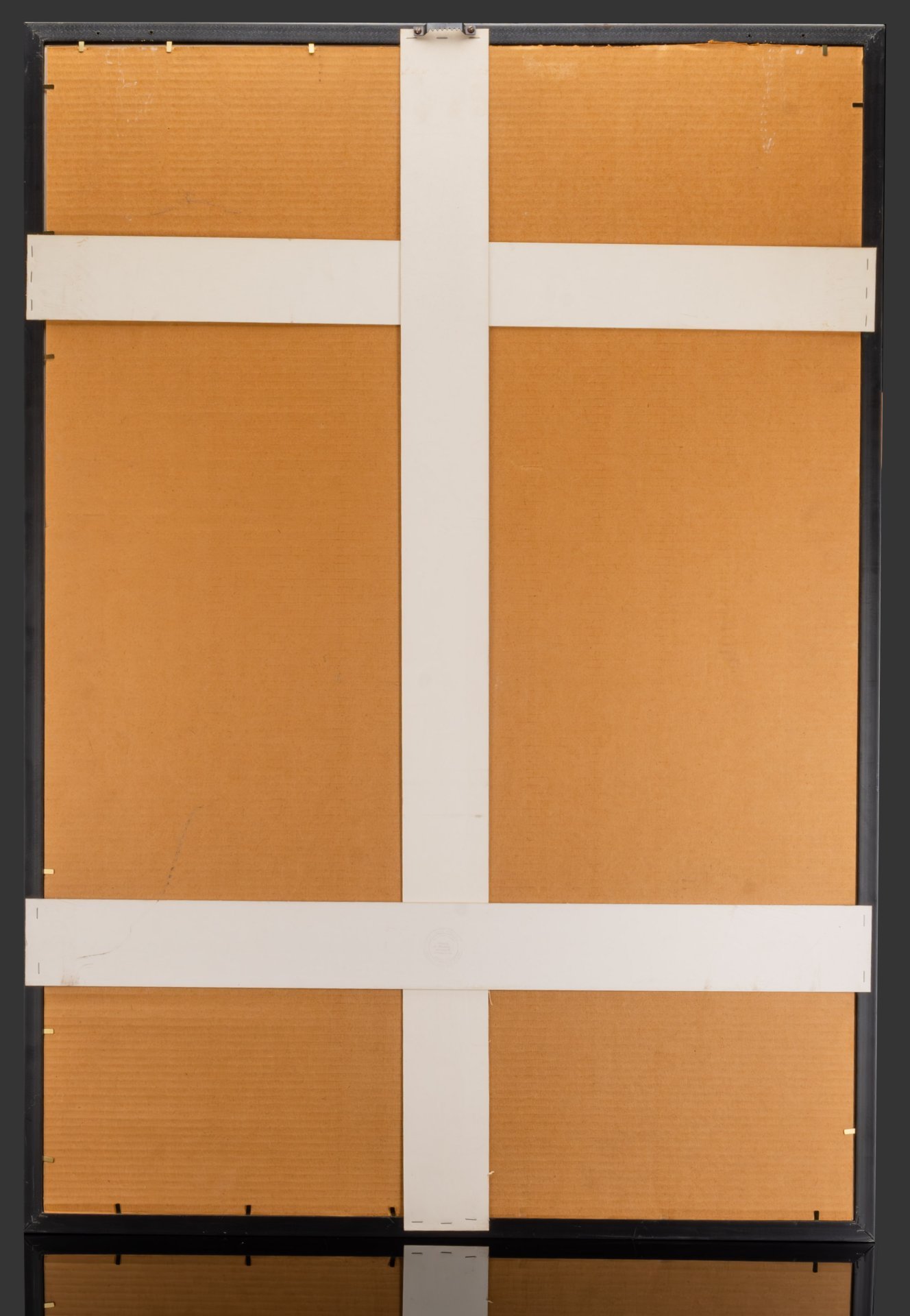 Литография по картине Сальвадора Дали "Явление лица Афродиты Книдской на фоне пейзажа", лист 124/295, бумага, печать, стекло, рама, Западная Европа, 1981 г.