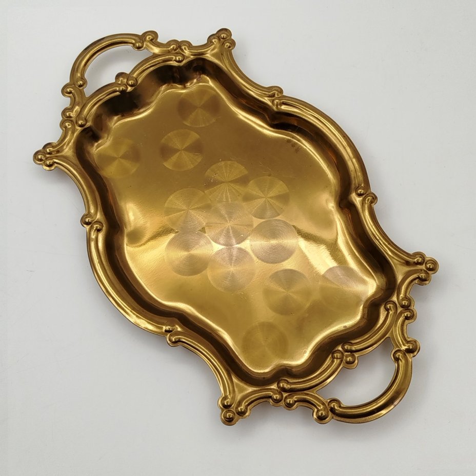 Поднос миниатюрный, металл, СССР, 1970-1990 гг.