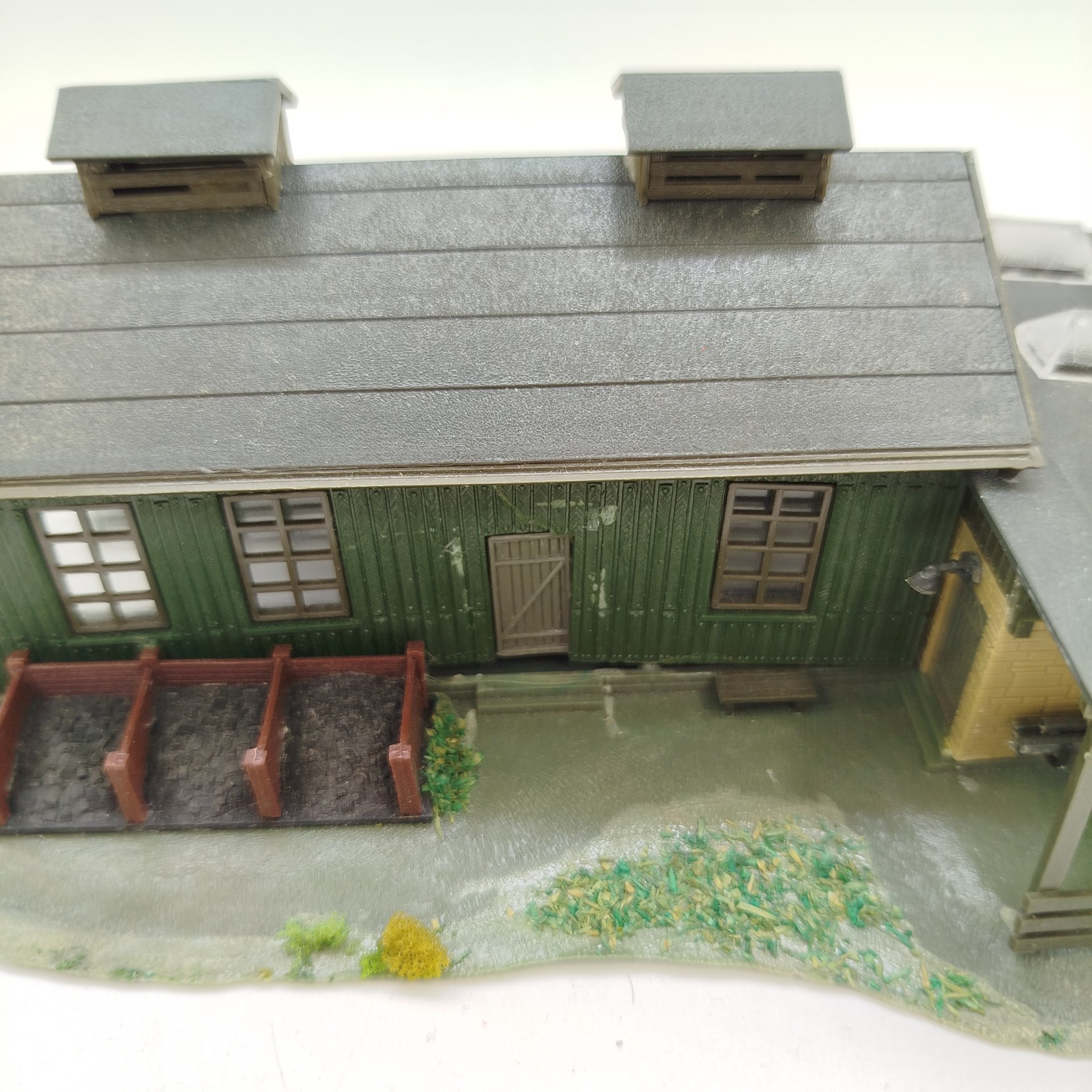 Набор из трёх моделей для железной дороги, пластик, Piko, ГДР, 1970-1990 гг.