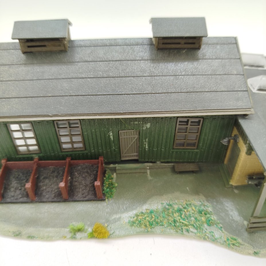 Набор из трёх моделей для железной дороги, пластик, Piko, ГДР, 1970-1990 гг.