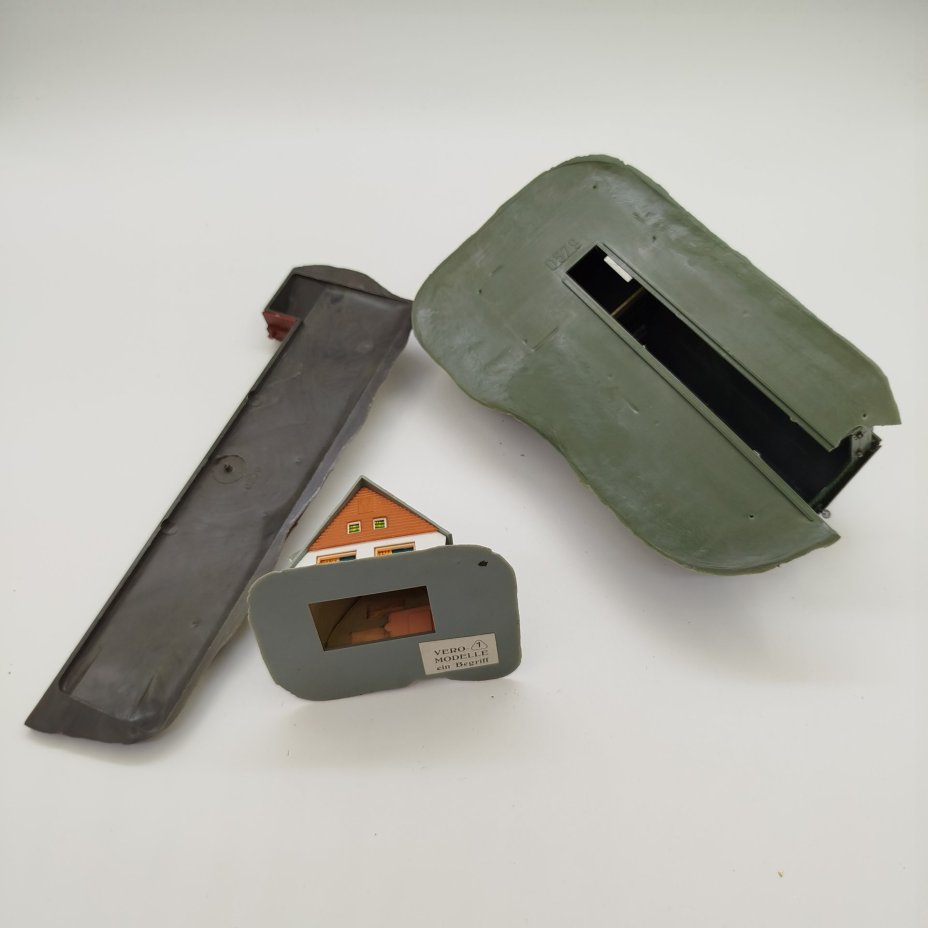 Набор из трёх моделей для железной дороги, пластик, Piko, ГДР, 1970-1990 гг., Piko