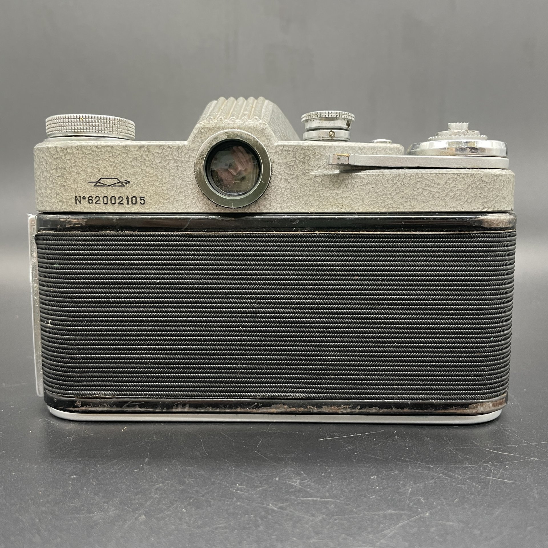 Фотоаппарат "Кристалл" с объективом "Индустар 50" в родном кофре, металл, стекло, пластик, кожа, Красногорский механический завод (КМЗ), СССР, 1962 г., Красногорский механический завод (КМЗ)