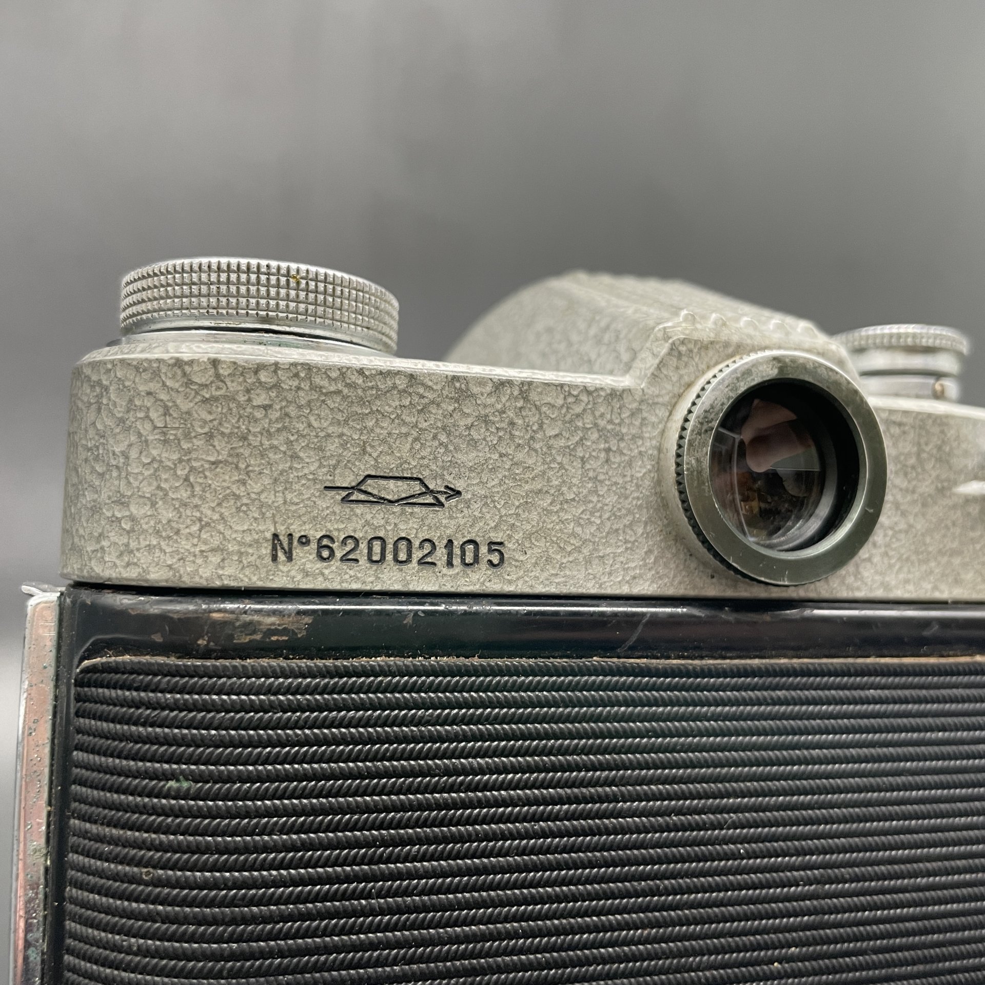 Фотоаппарат "Кристалл" с объективом "Индустар 50" в родном кофре, металл, стекло, пластик, кожа, Красногорский механический завод (КМЗ), СССР, 1962 г., Красногорский механический завод (КМЗ)