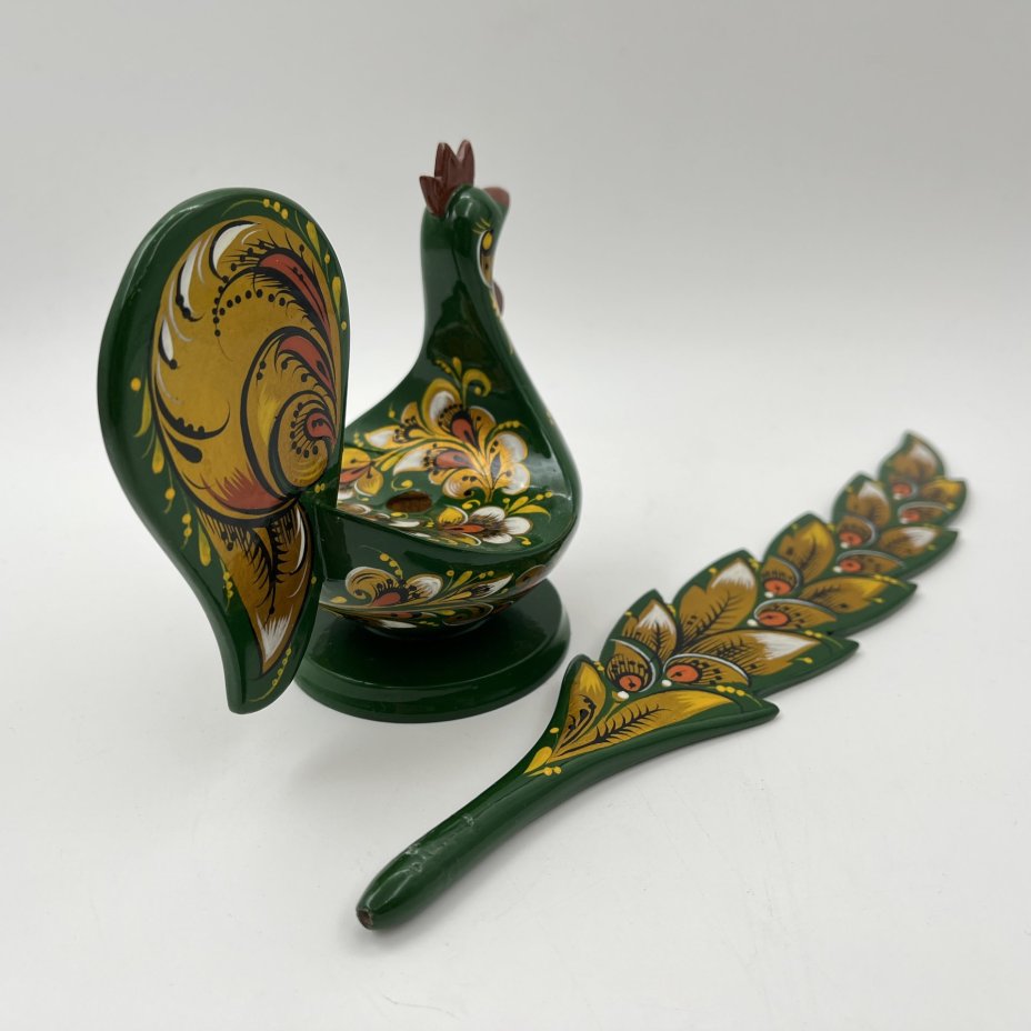 Письменный прибор "Жар-птица" в русском стиле, ЗАО "Хохломская роспись"