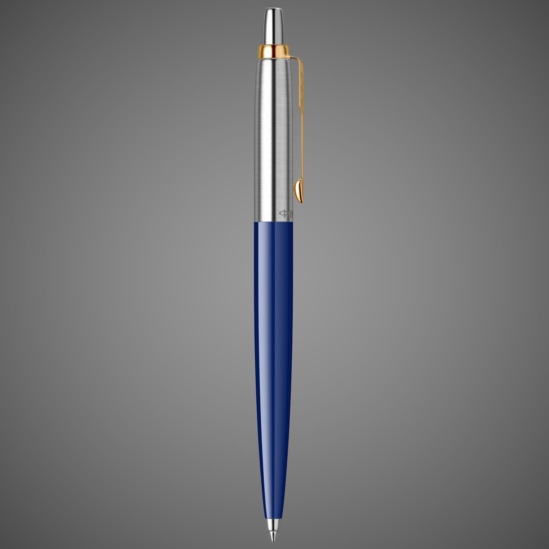 Шариковая ручка Parker Jotter K160, цвет: Blue/GT, стержень: M, цвет чернил: blue, в подарочной упаковке., Металлы: латунь, металл, пластик