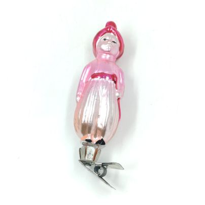 Игрушка елочная на прищепке "Маленький Мук", стекло, краска, роспись, Завод стеклянных ёлочных украшений и оптических изделий, г. Москва, СССР, 1950-1960 гг.