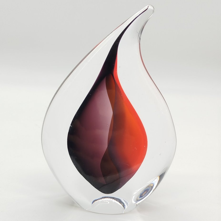 Пресс-папье/статуэтка "Капля" ("Капля крови"), Glass Remis