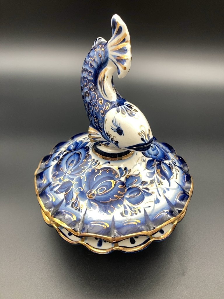 Шкатулка, Гжель, Гжельский фарфоровый завод