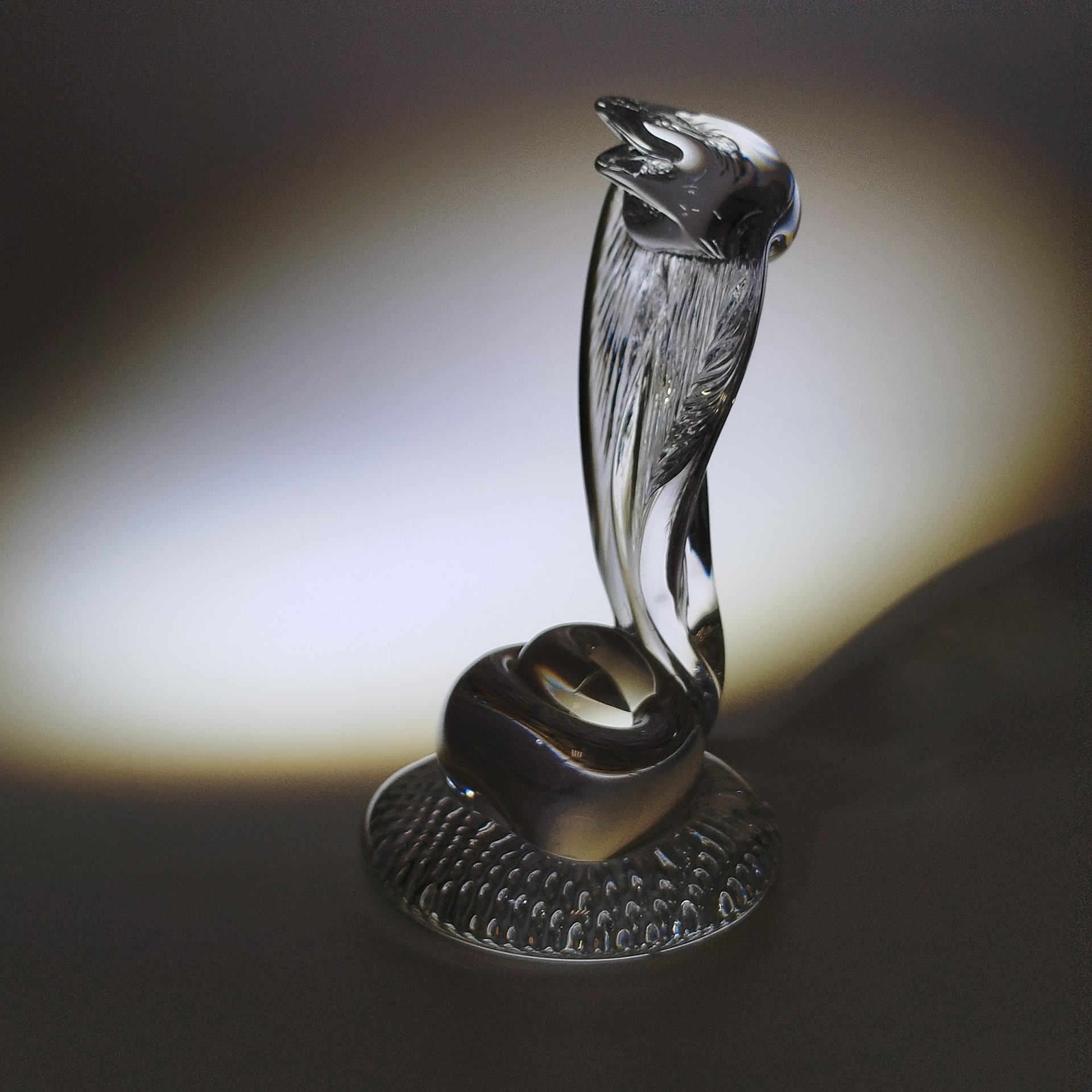 Статуэтка "Кобра", хрусталь, Российская Федерация, 1990-2015 гг.