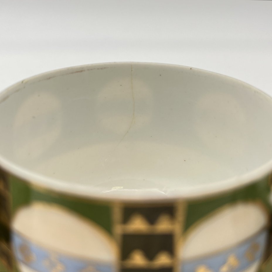 Набор чашек с геометрическим декором на 3 персоны