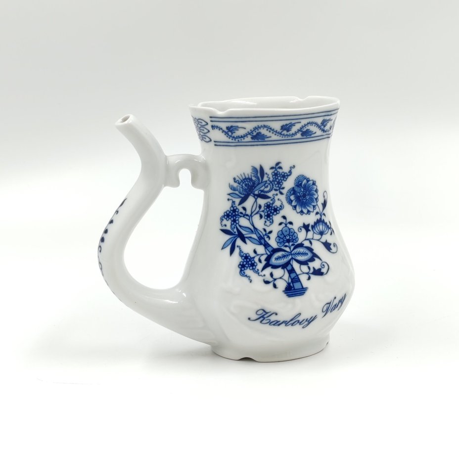 Чашка для минеральной воды (поильник) "Карловы Вары", фарфор, деколь, Viva Porcelan, Чехия, 1990-2010 гг.