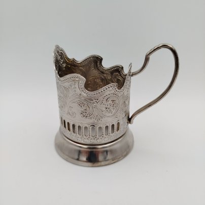 Подстаканник "Новый Крым", мНЦ (медь-никель-цинк), Кольчугинский завод цветных металлов, Кольчугинский завод цветных металлов