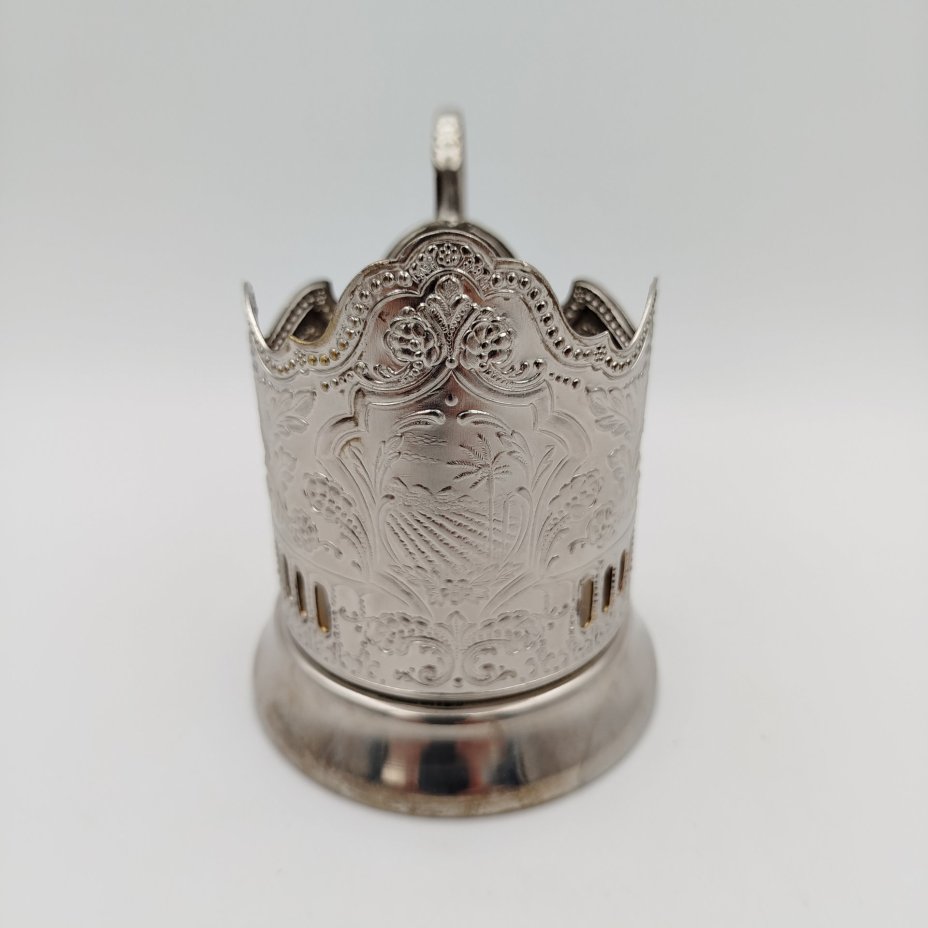 Подстаканник "Новый Крым", мНЦ (медь-никель-цинк), Кольчугинский завод цветных металлов, Кольчугинский завод цветных металлов