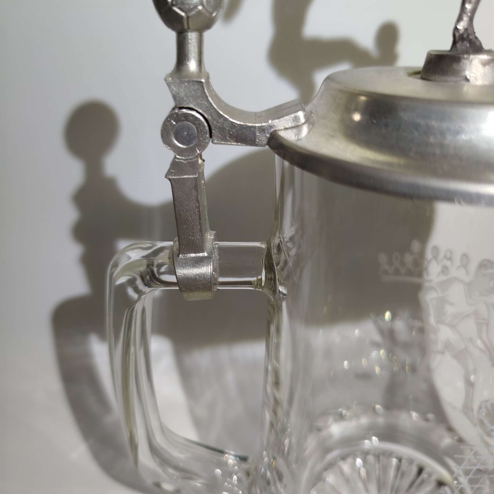 Кружка пивная "Футболист" с крышкой в виде игрока