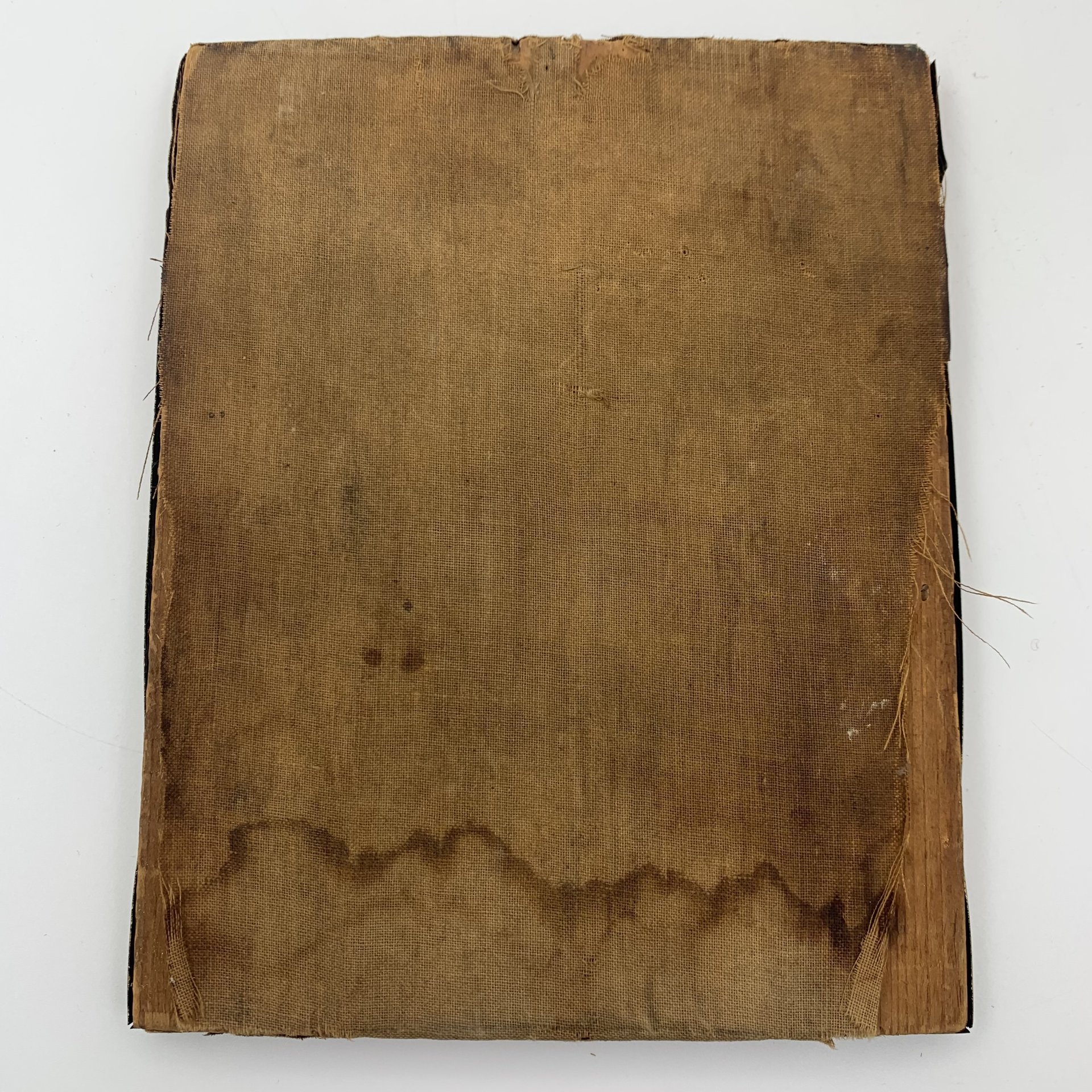 Икона Божией Матери "Всех скорбящих Радость" (с грошиками), дерево, жесть, хромолитография (печать), Российская империя, 1900-1915 гг.