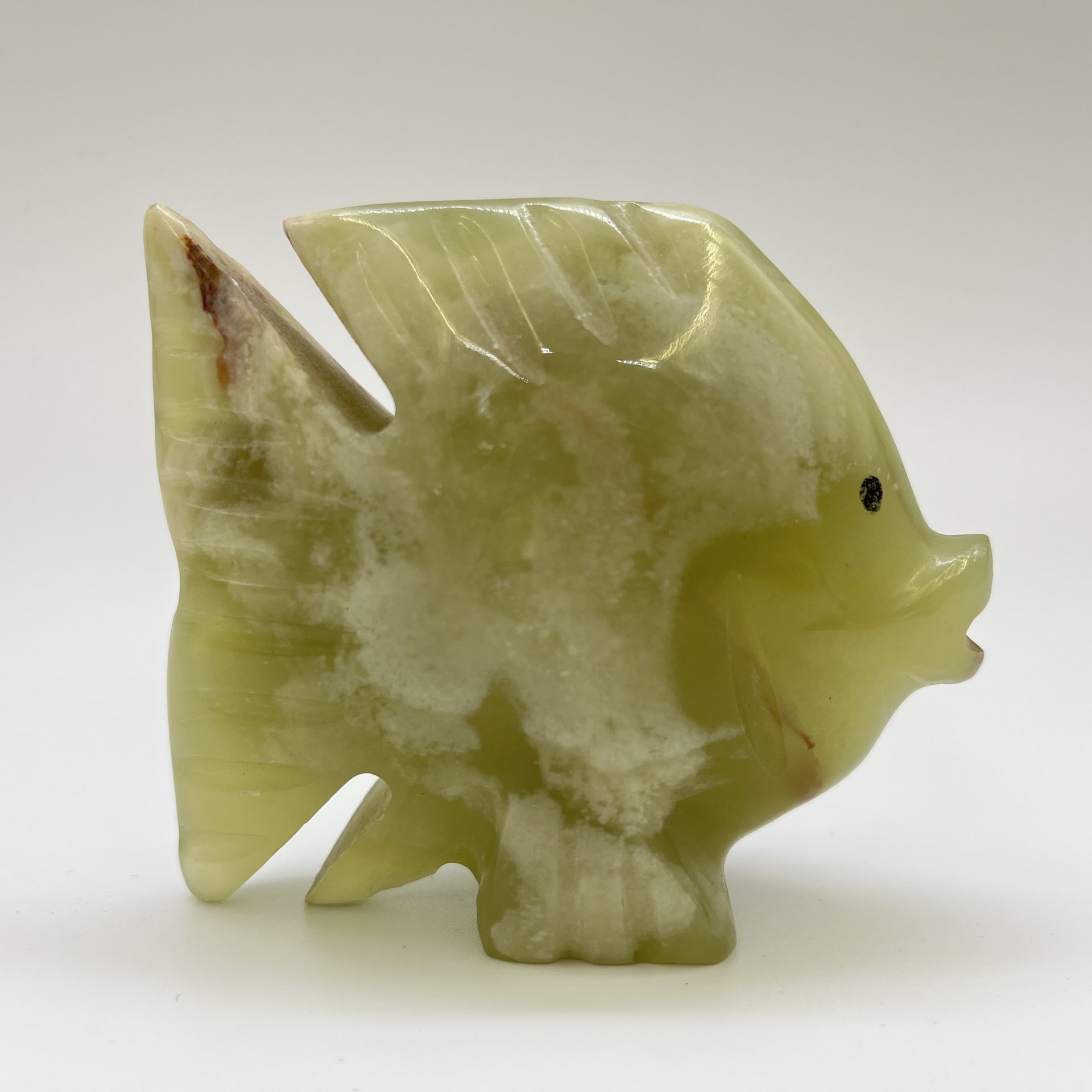 Набор из 2-х статуэток "Рыбы", оникс, резьба, Азия, 1990-2010 гг.