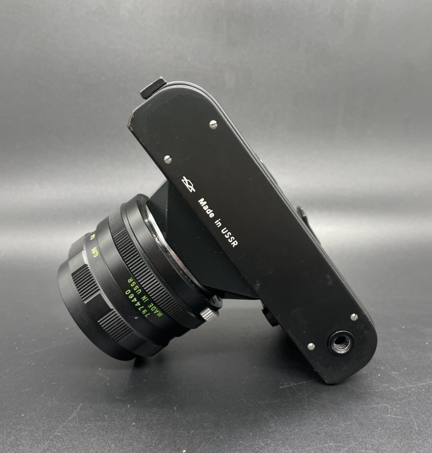 Фотоаппарат "Зенит-TTL" с олимпийской символикой и объективом "Helios-44M", Красногорский механический завод (КМЗ)