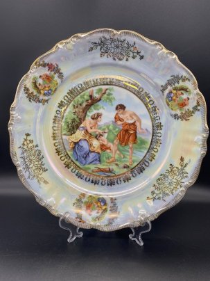 Блюдо сервировочное "Мадонна" с фигурным бортом, Gebrüder Winterling