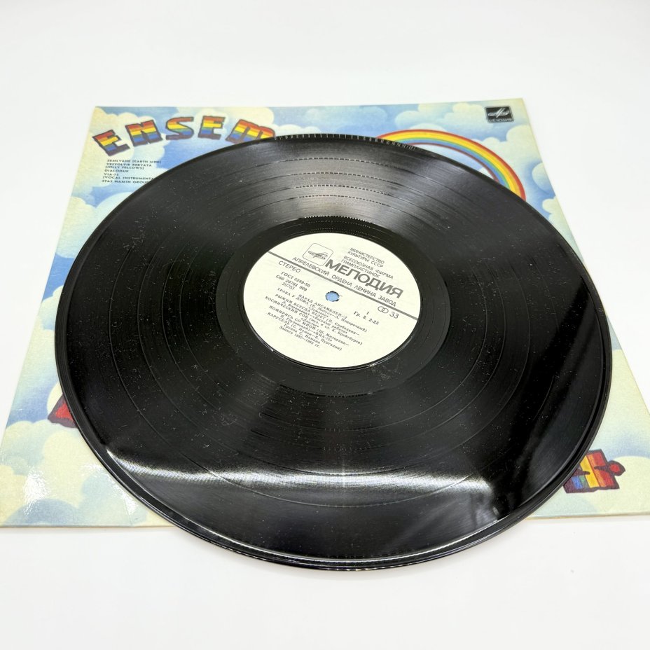 Грампластинка "Парад ансамблей", LP (Long play), EX (excellent), композитный материал, картон, Всесоюзная фирма грампластинок «Мелодия», СССР, 1984 г., Всесоюзная фирма грампластинок «Мелодия»