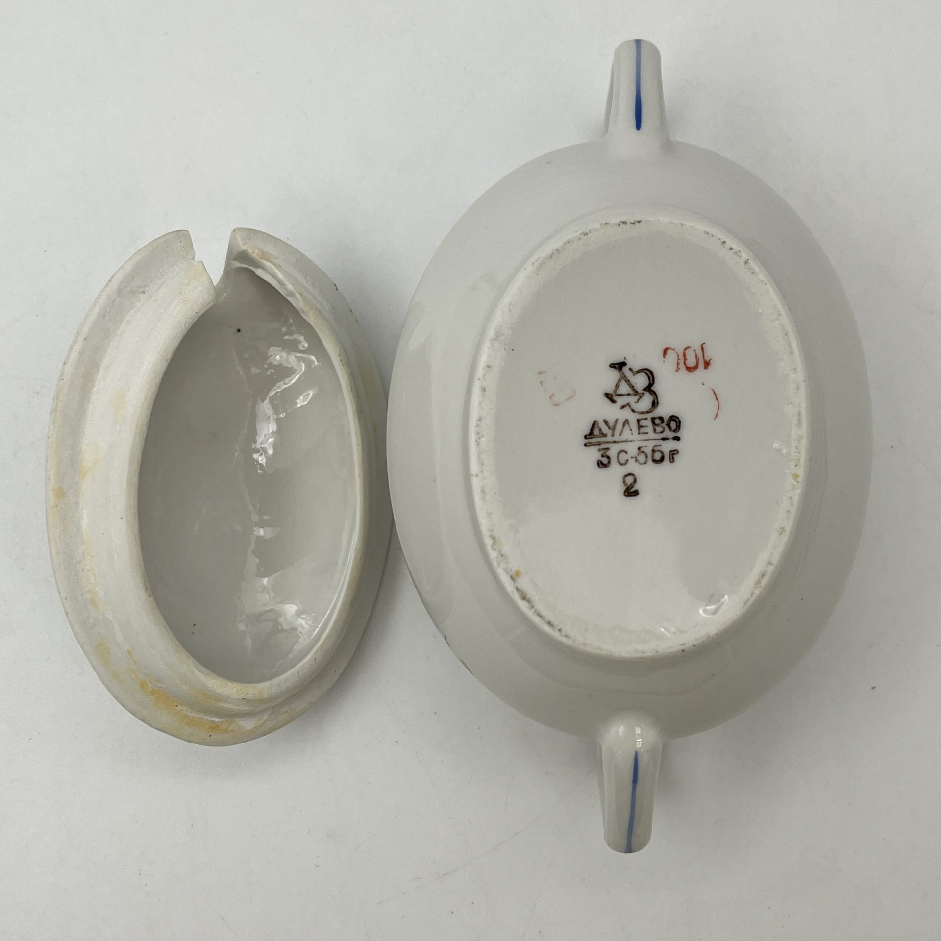 Горчичница с цветочным декором