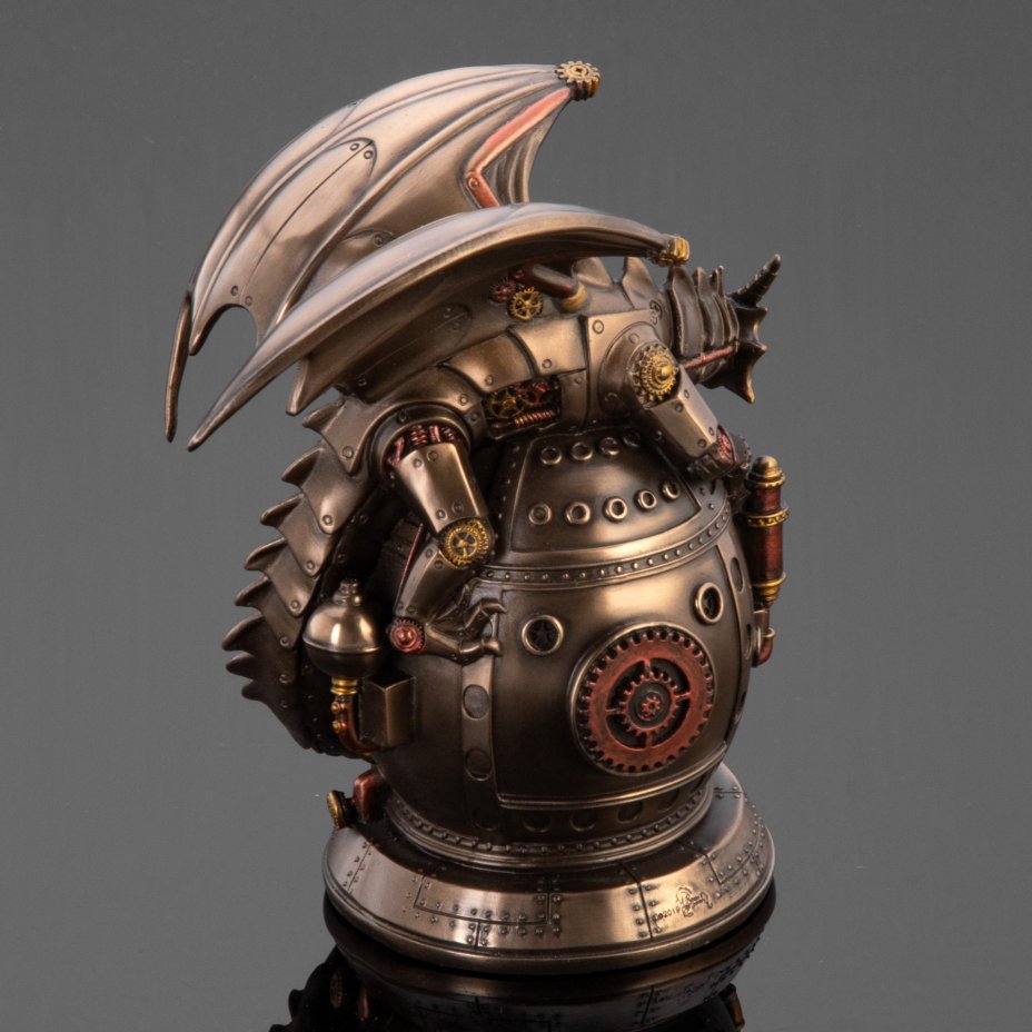 Часы настольные в стиле Стимпанк «Дракон» Veronese