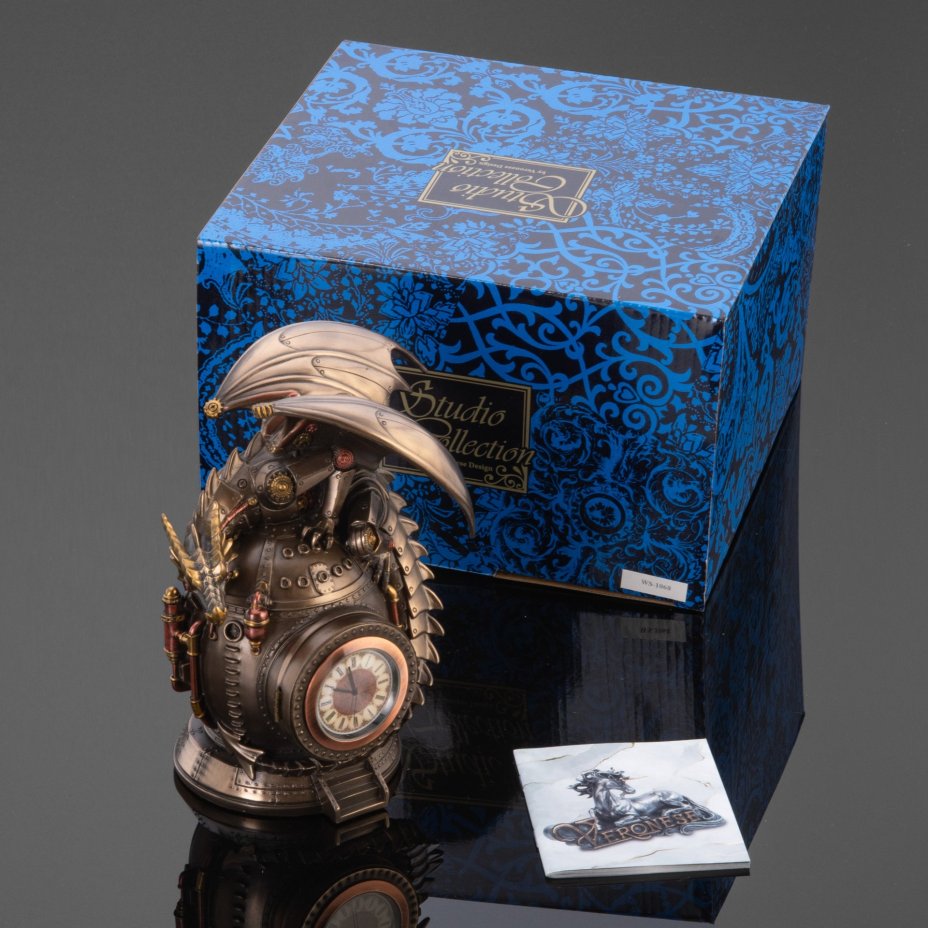 Часы настольные в стиле Стимпанк «Дракон» Veronese