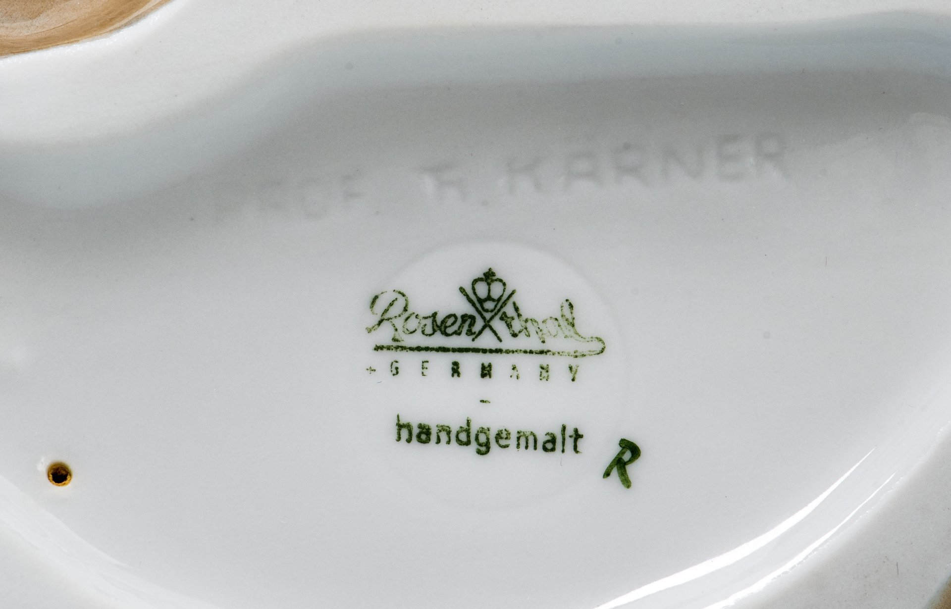 Статуэтка "Щенок таксы", фарфор, роспись, фирма "Rosenthal", скульптор T. Karner, Германия, 1957 г.
