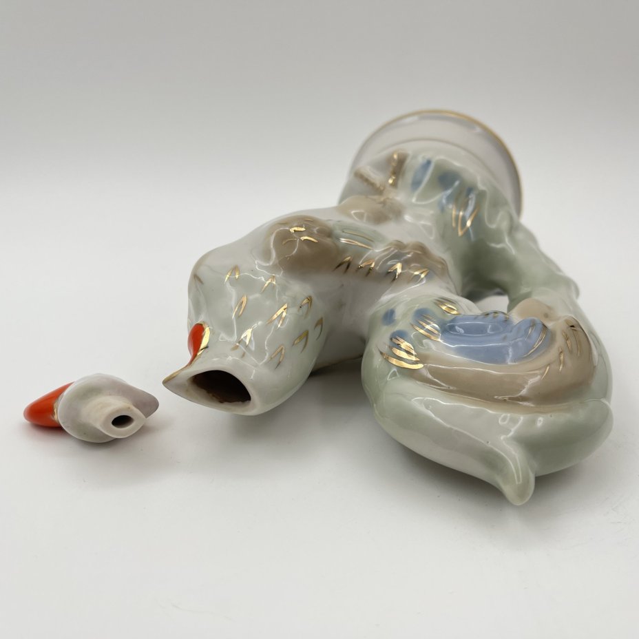 Штоф "Петух", фарфор, роспись, золочение, Городницкий фарфоровый завод, СССР, 1957-1960 гг.