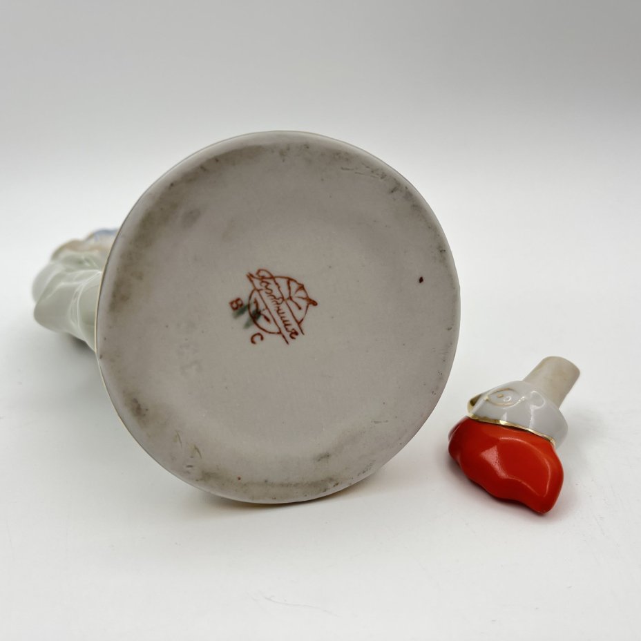 Штоф "Петух", фарфор, роспись, золочение, Городницкий фарфоровый завод, СССР, 1957-1960 гг.