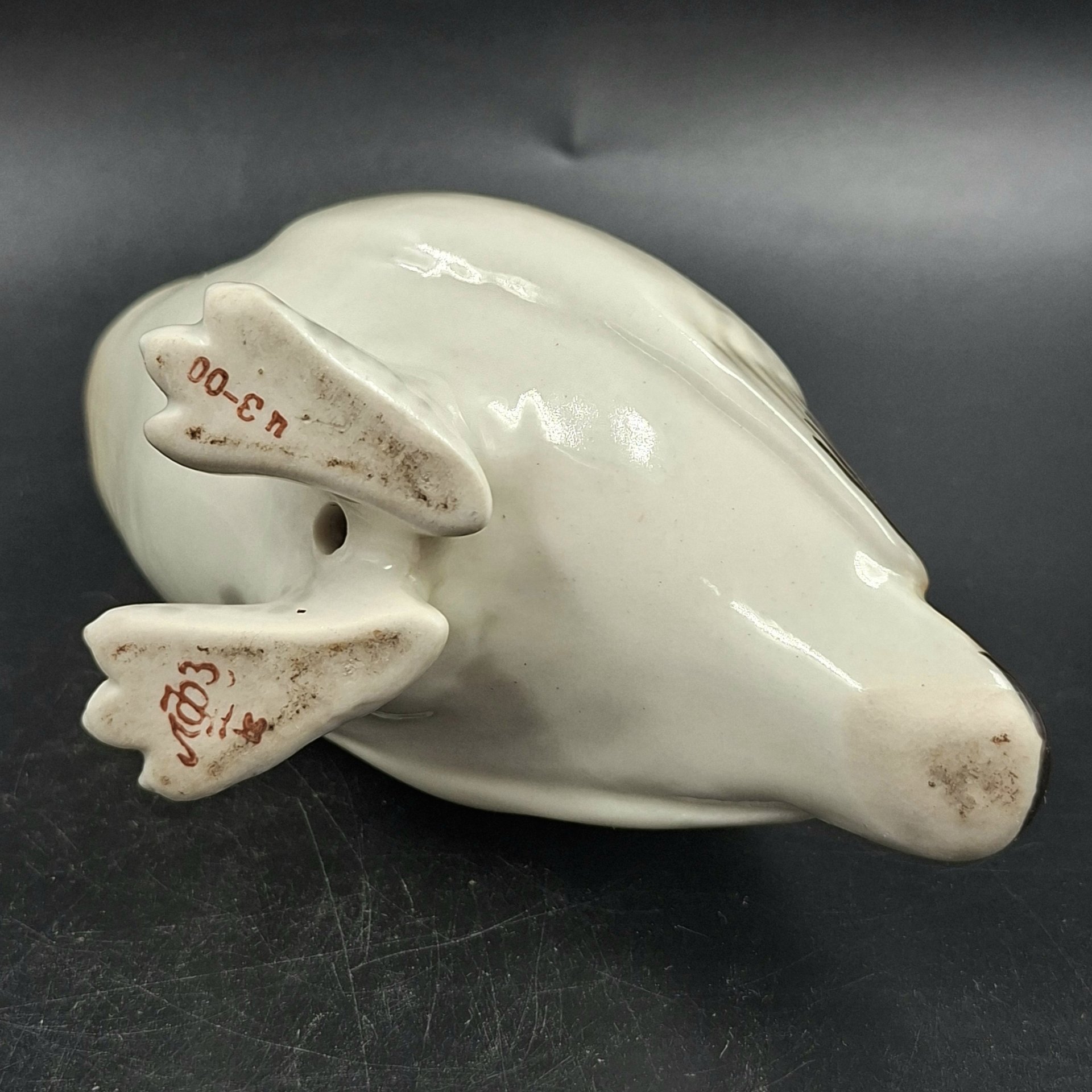 Статуэтка "Куропатка", скульптор П.П. Веселов, фарфор, роспись, Ленинградский фарфоровый завод (ЛФЗ), СССР, 1970-1992 гг.